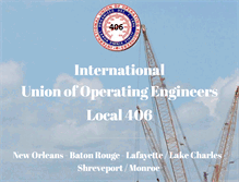 Tablet Screenshot of iuoelocal406.org